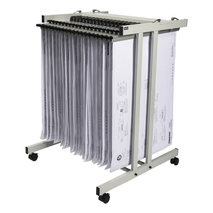 Draftex DPTA1 A1 Plan Trolley (20 Clamp Capacity)