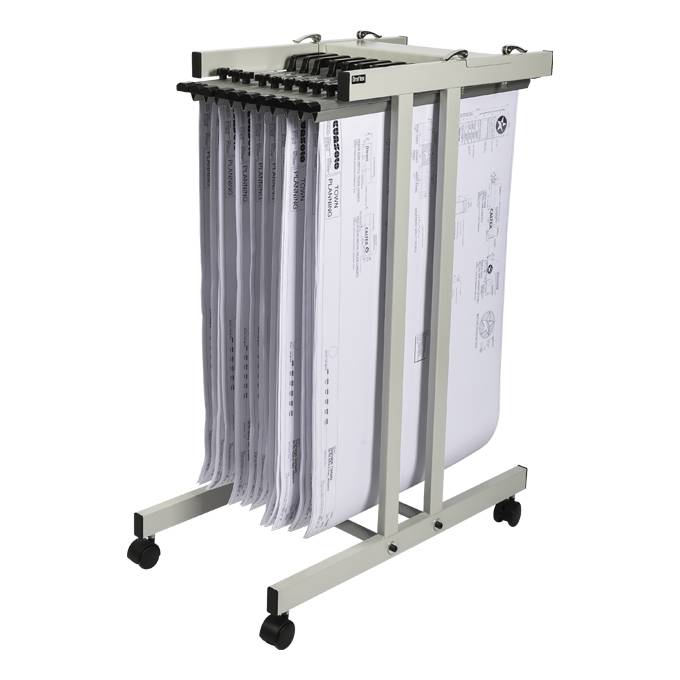 Draftex DPTA110 A1 Plan Trolley (10 Clamp Capacity)