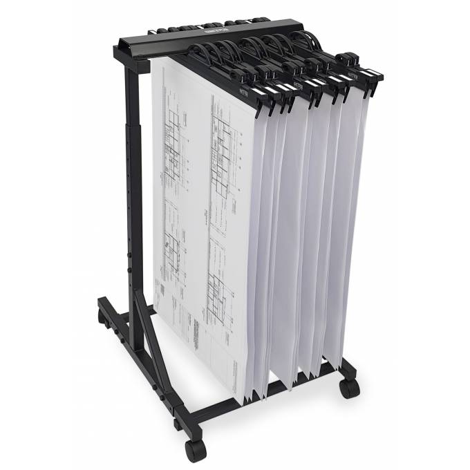 Hang-A-Plan D067  Large adjustable Trolley (20 binder Capacity)