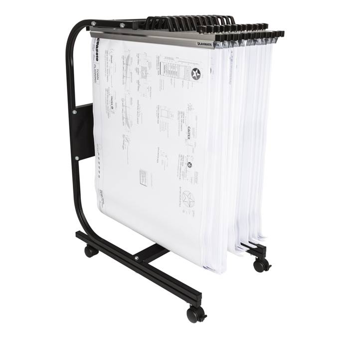 Universal A1 MINI 12 Plan Trolley (12 Clamp Capacity)